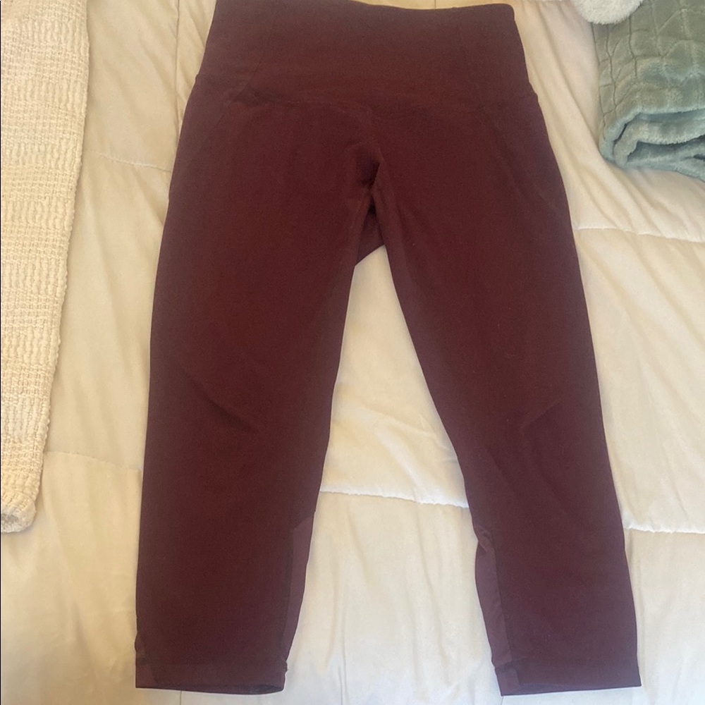 Zella Maroon Leggings